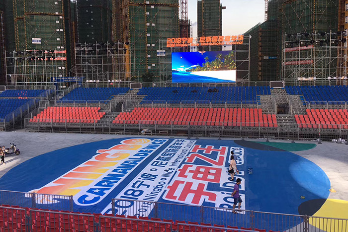 2018寧波尼斯國(guó)際嘉年華開幕慶典舞臺(tái)設(shè)備租賃案例