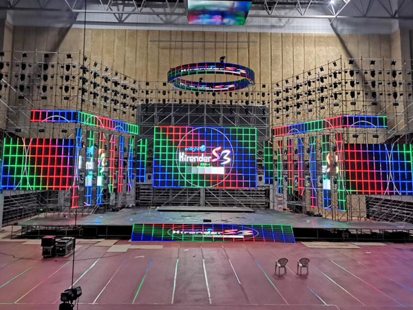 奉化設(shè)區(qū)三周年文藝晚會(huì)舞臺(tái)租賃案例