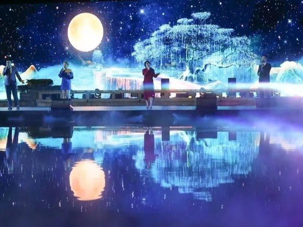 中秋茶話會(huì)匯演寧波舞臺(tái)燈光租賃成功案例