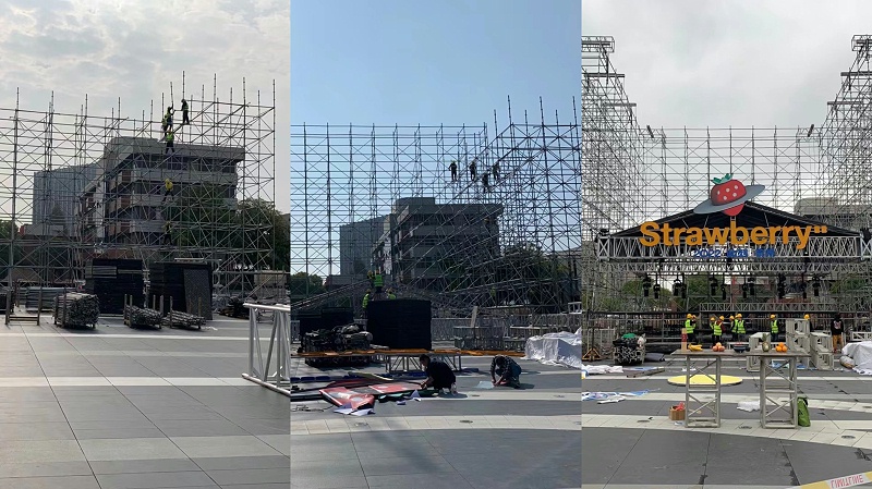 2022年杭州草莓音樂(lè)節(jié)燈光租賃成功案例